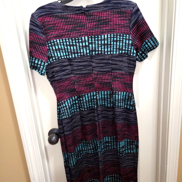 Short sleeve multicolor dress - Picture 2 of 2